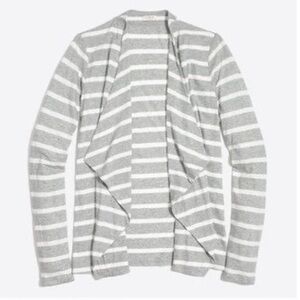 J. Crew Striped Cardigan Sweater
